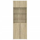 vidaXL sonoma tölgy színű szerelt fa tárolószekrény 80 x 42,5 x 225 cm