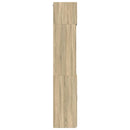 vidaXL sonoma tölgy színű szerelt fa tárolószekrény 80 x 42,5 x 225 cm