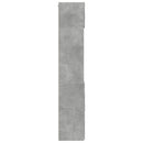 vidaXL betonszürke szerelt fa tárolószekrény 80 x 42,5 x 225 cm