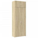 vidaXL sonoma tölgy színű szerelt fa tárolószekrény 80 x 42,5 x 225 cm