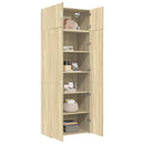 vidaXL sonoma tölgy színű szerelt fa tárolószekrény 80 x 42,5 x 225 cm