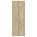 vidaXL sonoma tölgy színű szerelt fa tárolószekrény 80 x 42,5 x 225 cm