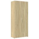 vidaXL sonoma tölgy színű szerelt fa tárolószekrény 80 x 42,5 x 225 cm