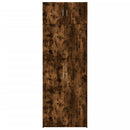 vidaXL füstös tölgy színű szerelt fa tárolószekrény 80 x 42,5 x 225 cm