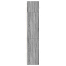 vidaXL szürke sonoma színű szerelt fa tárolószekrény 80x42,5x225 cm