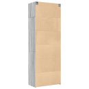 vidaXL szürke sonoma színű szerelt fa tárolószekrény 80x42,5x225 cm