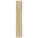 vidaXL sonoma tölgy színű szerelt fa magasszekrény 80 x 42,5 x 249 cm