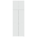 vidaXL fehér szerelt fa magasszekrény 80 x 42,5 x 249 cm