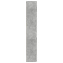 vidaXL betonszürke szerelt fa magasszekrény 80 x 42,5 x 249 cm
