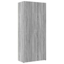 vidaXL szürke sonoma színű szerelt fa magasszekrény 80 x 42,5 x 249 cm