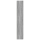 vidaXL szürke sonoma színű szerelt fa magasszekrény 80 x 42,5 x 249 cm