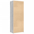 vidaXL szürke sonoma színű szerelt fa magasszekrény 70 x 42,5 x 185 cm
