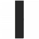 vidaXL fekete szerelt fa magasszekrény 30 x 42,5 x 185 cm