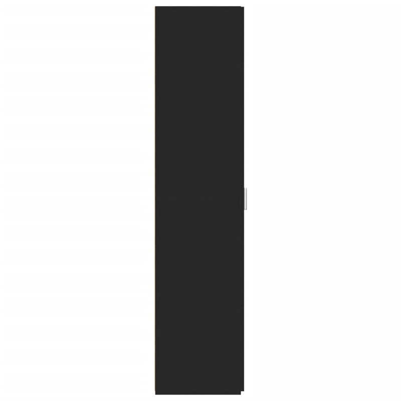 vidaXL fekete szerelt fa magasszekrény 30 x 42,5 x 185 cm