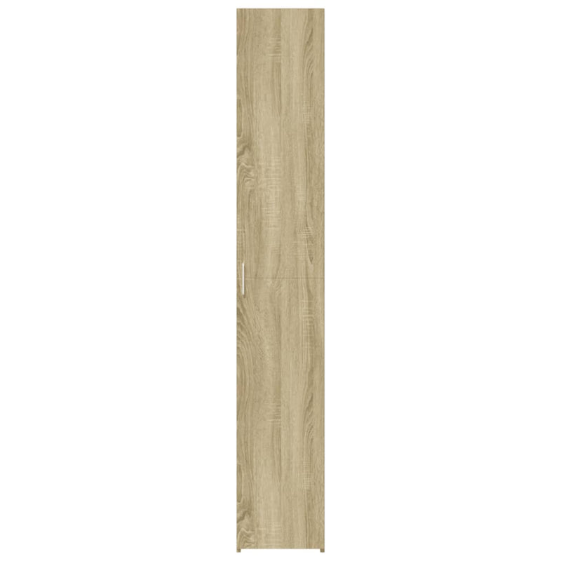 vidaXL sonoma tölgy színű szerelt fa magasszekrény 30 x 42,5 x 185 cm