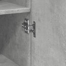 vidaXL betonszürke szerelt fa magasszekrény 30 x 42,5 x 185 cm