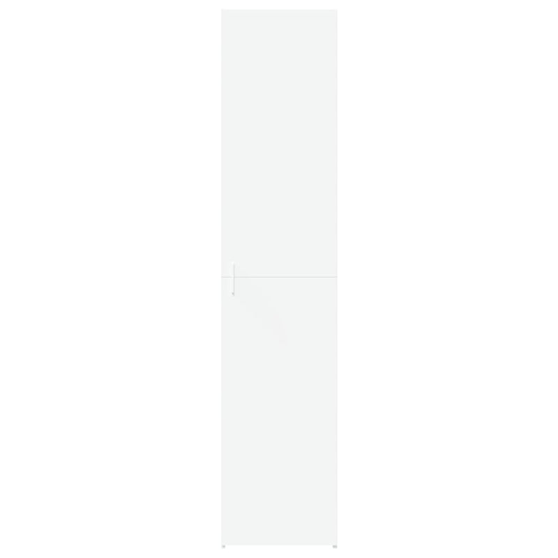 vidaXL fehér szerelt fa magasszekrény 40 x 42,5 x 185 cm