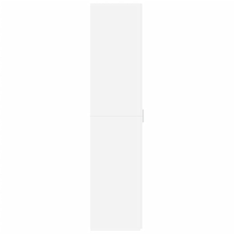 vidaXL fehér szerelt fa magasszekrény 40 x 42,5 x 185 cm
