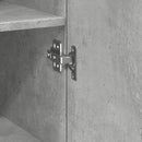 vidaXL betonszürke szerelt fa magasszekrény 40x42,5x185 cm