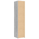 vidaXL szürke sonoma színű szerelt fa magasszekrény 40 x 42,5 x 185 cm