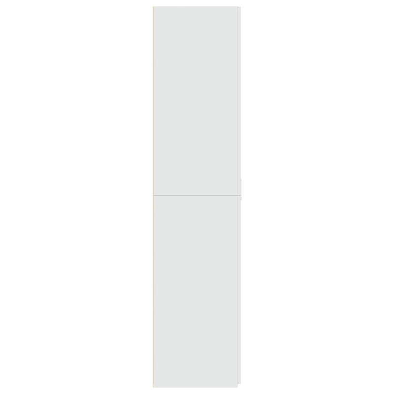 vidaXL fehér szerelt fa magasszekrény 70 x 42,5 x 185 cm