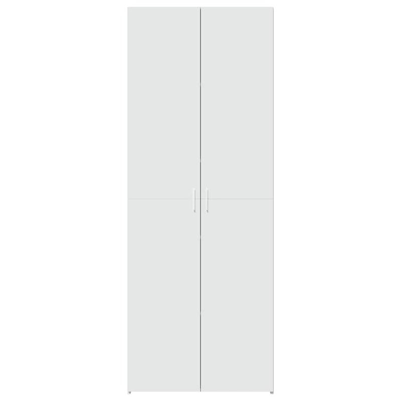 vidaXL fehér szerelt fa magasszekrény 70 x 42,5 x 185 cm