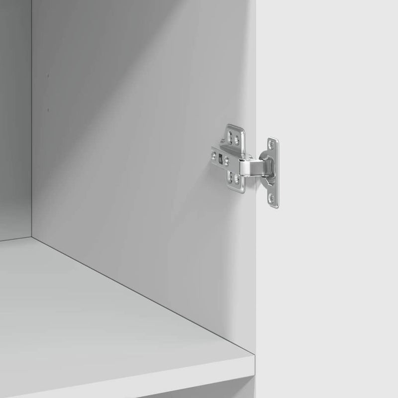 vidaXL fehér szerelt fa magasszekrény 70 x 42,5 x 185 cm