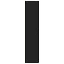 vidaXL fekete szerelt fa magasszekrény 70 x 42,5 x 185 cm