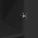 vidaXL fekete szerelt fa magasszekrény 70 x 42,5 x 185 cm