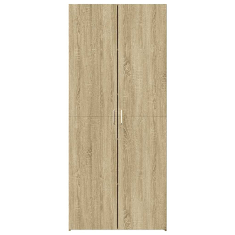 vidaXL sonoma tölgy színű szerelt fa magasszekrény 70 x 42,5 x 185 cm