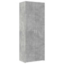 vidaXL betonszürke szerelt fa magasszekrény 70 x 42,5 x 185 cm