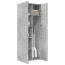 vidaXL betonszürke szerelt fa magasszekrény 70 x 42,5 x 185 cm