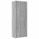 vidaXL szürke sonoma színű szerelt fa magasszekrény 70 x 42,5 x 185 cm