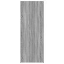 vidaXL szürke sonoma színű szerelt fa magasszekrény 70 x 42,5 x 185 cm