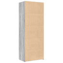 vidaXL szürke sonoma színű szerelt fa magasszekrény 70 x 42,5 x 185 cm