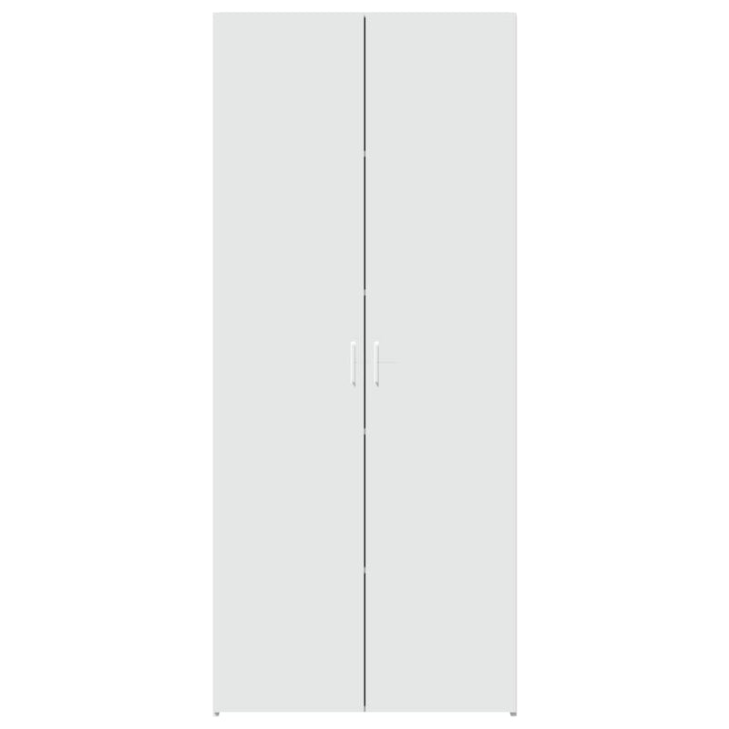 vidaXL fehér szerelt fa magasszekrény 80 x 42,5 x 185 cm