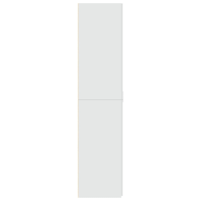 vidaXL fehér szerelt fa magasszekrény 80 x 42,5 x 185 cm