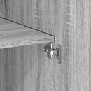 vidaXL szürke sonoma szerelt fa magasszekrény 80 x 42,5 x 185 cm