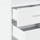 vidaXL fehér szerelt fa magasszekrény 40 x 42,5 x 185 cm