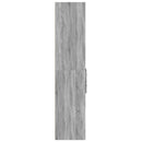 vidaXL szürke sonoma színű szerelt fa magasszekrény 40 x 42,5 x 185 cm
