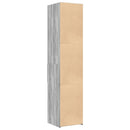 vidaXL szürke sonoma színű szerelt fa magasszekrény 40 x 42,5 x 185 cm