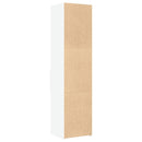 vidaXL fehér szerelt fa magasszekrény 45 x 42,5 x 185 cm