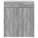 vidaXL szürke sonoma színű szerelt fa tálalószekrény 80 x 42,5 x 93 cm