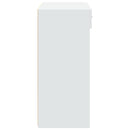 vidaXL fehér szerelt fa tálalószekrény 80 x 42,5 x 93 cm