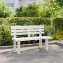 vidaXL fehér polipropilén kerti pad 110 x 52 x 71 cm