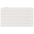 vidaXL fehér tömör fenyő virágláda 40 x 40 x 23 cm