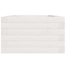 vidaXL fehér tömör fenyő virágláda 40 x 40 x 23 cm