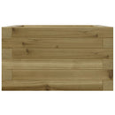 vidaXL impregnált fenyőfa kerti virágláda 40x40x23 cm