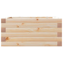 vidaXL tömör fenyő kerti virágláda 50x50x72 cm