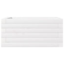 vidaXL fehér tömör fenyő virágláda 50x50x23 cm